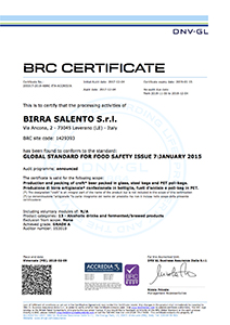 BRC Standard Certification